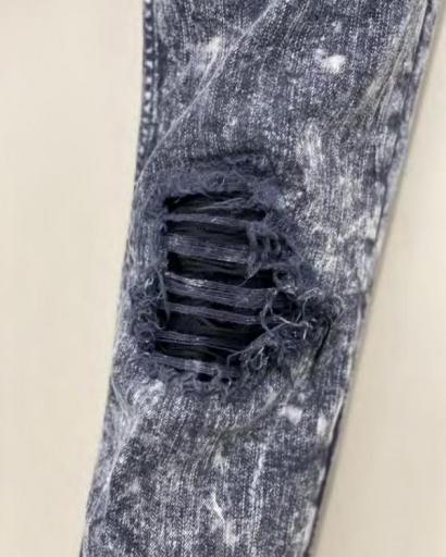 FAGASSENT　"21AW-RAGE"　Marble dying chemical washed scar crushed jean with